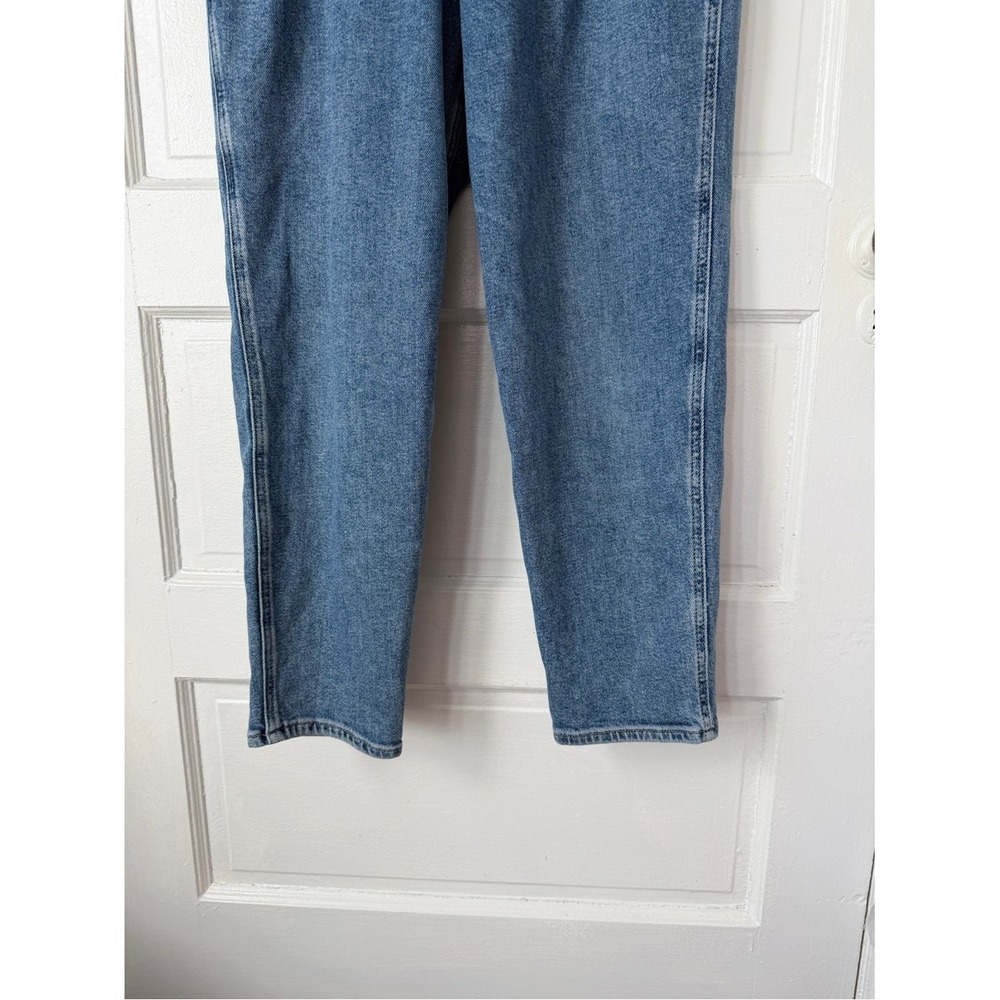 Hollister Ultra High Rise 80's Mom Jeans Vintage Stretch Button Fly Blue Denim - Picture 5 of 15